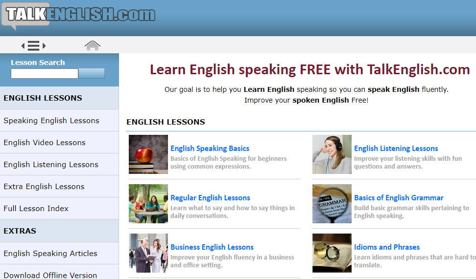 Talk english