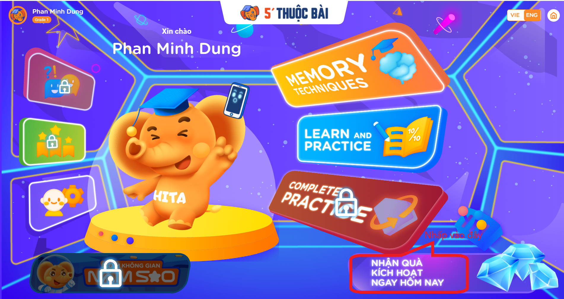 Bước 1 - Nhấp vào kích hoạt